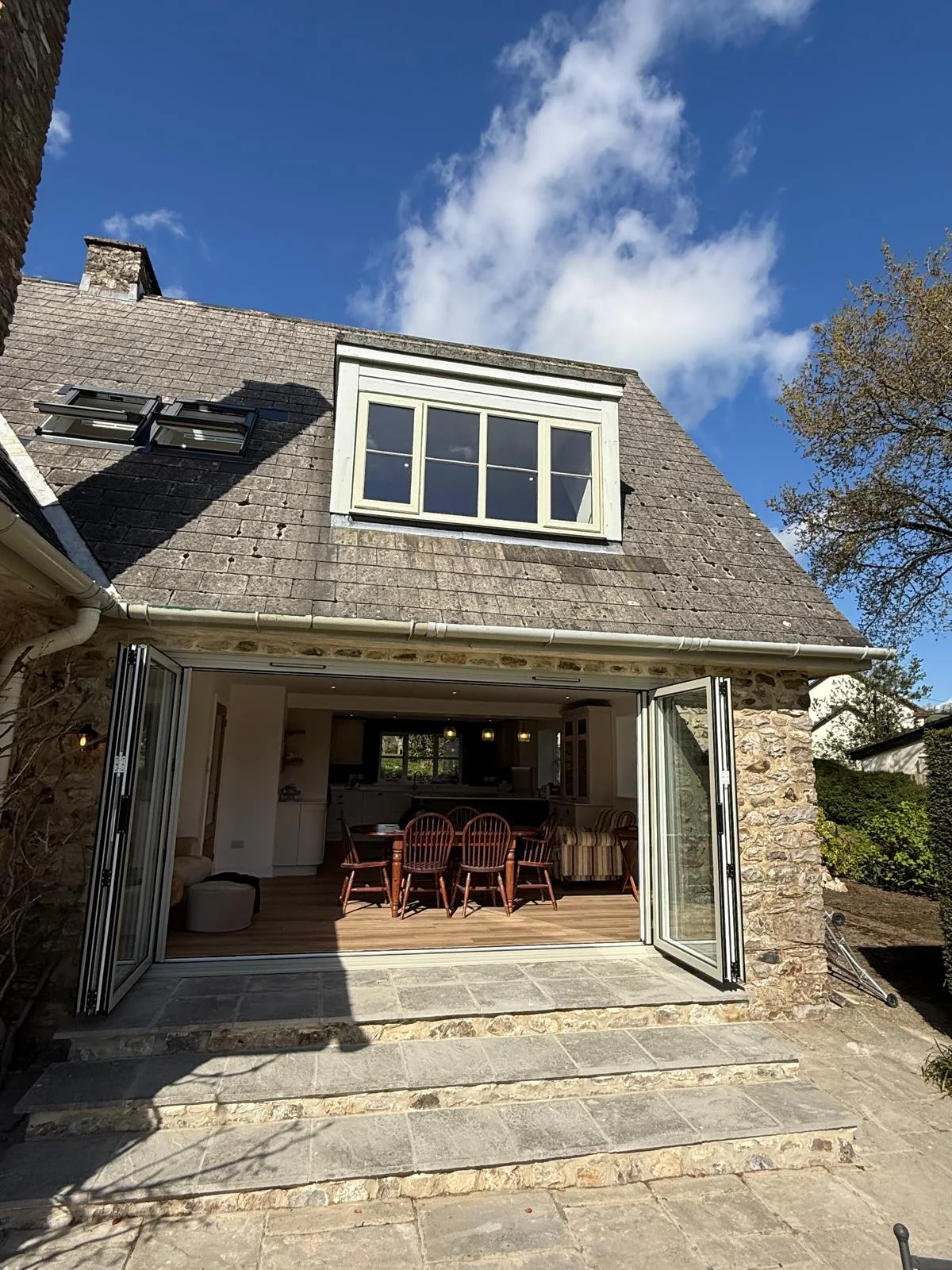 Stone-front new build