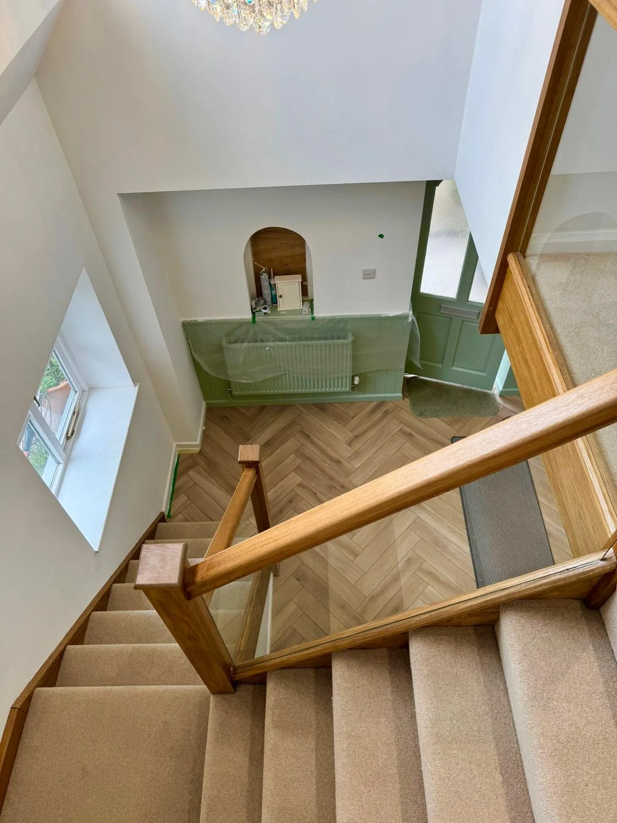 Stair and hallway detail